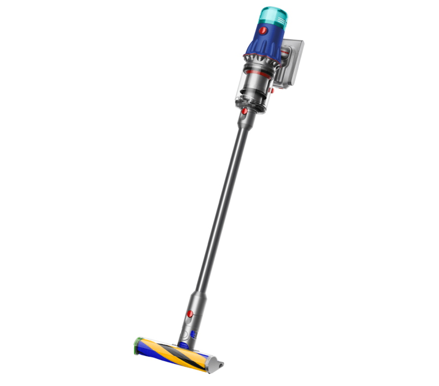 Вертикальный пылесос Dyson V12 Detect Slim Fluffy SV46, Blue/Nickel