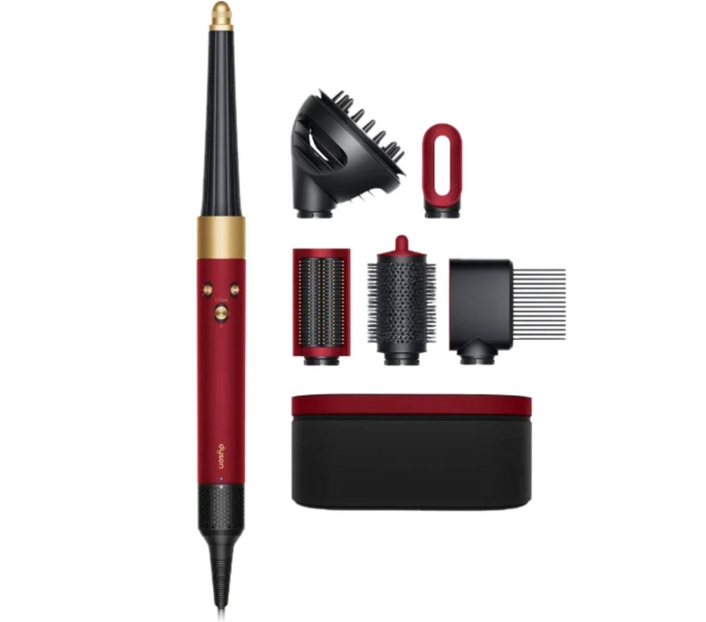 Стайлер Dyson HS08 Airwrap i. d. Complete Long Diffuse for Curly Red Velvet/Gold
