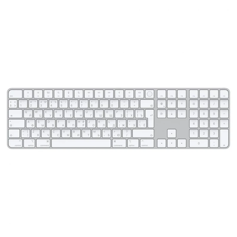Клавиатура Apple Magic Keyboard with Touch ID and Numeric Keypad Silver