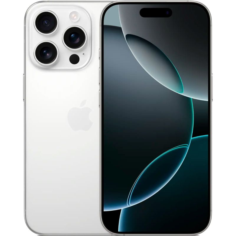 Смартфон Apple iPhone 16 Pro Max SIM 1 ТБ, White Titanium