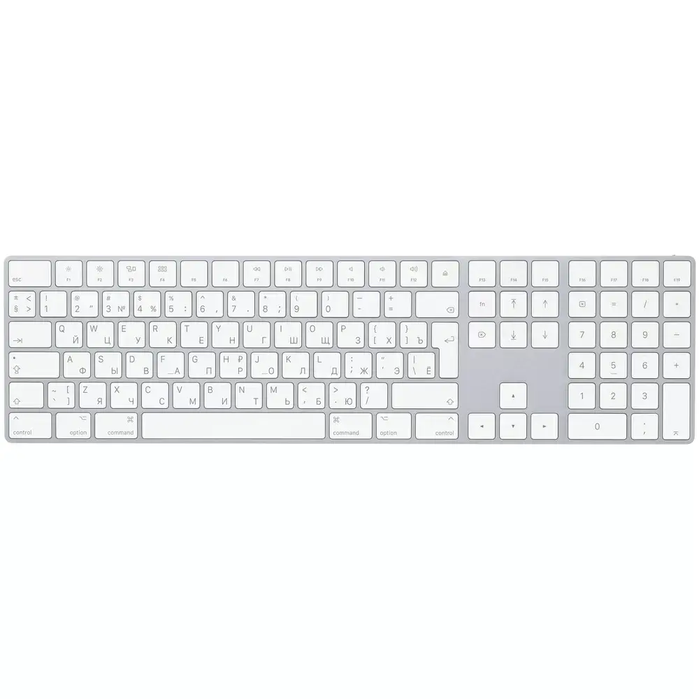 Клавиатура Apple Magic Keyboard with Numeric Keypad, Silver
