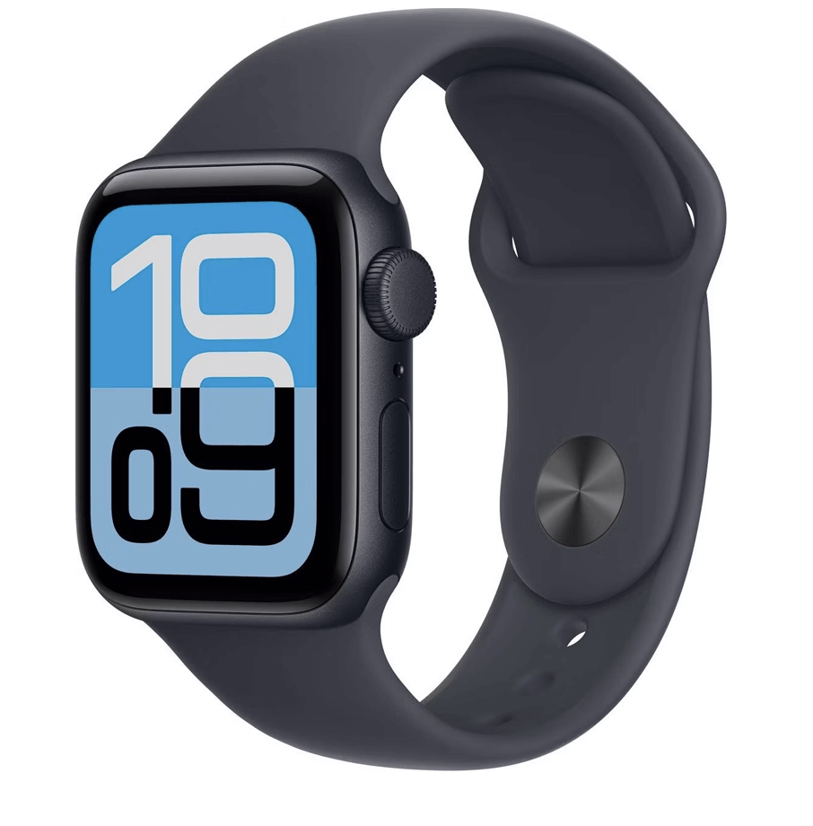 Apple Watch SE 3, 40 мм, Midnight Aluminum Midnight Sport Band S/M