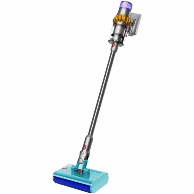 Беспроводной пылесос с влажной уборкой Dyson V15s Detect Submarine SV47, Yellow/Nickel
