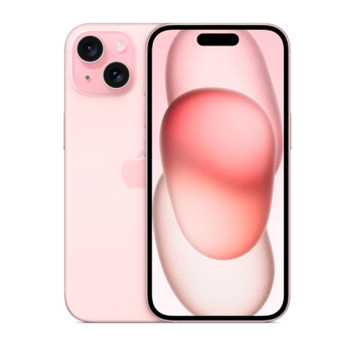 Смартфон Apple iPhone 15 SIM 256 ГБ, розовый