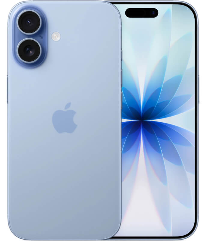 Смартфон Apple iPhone 17 eSim+eSim 256 ГБ, Mist Blue